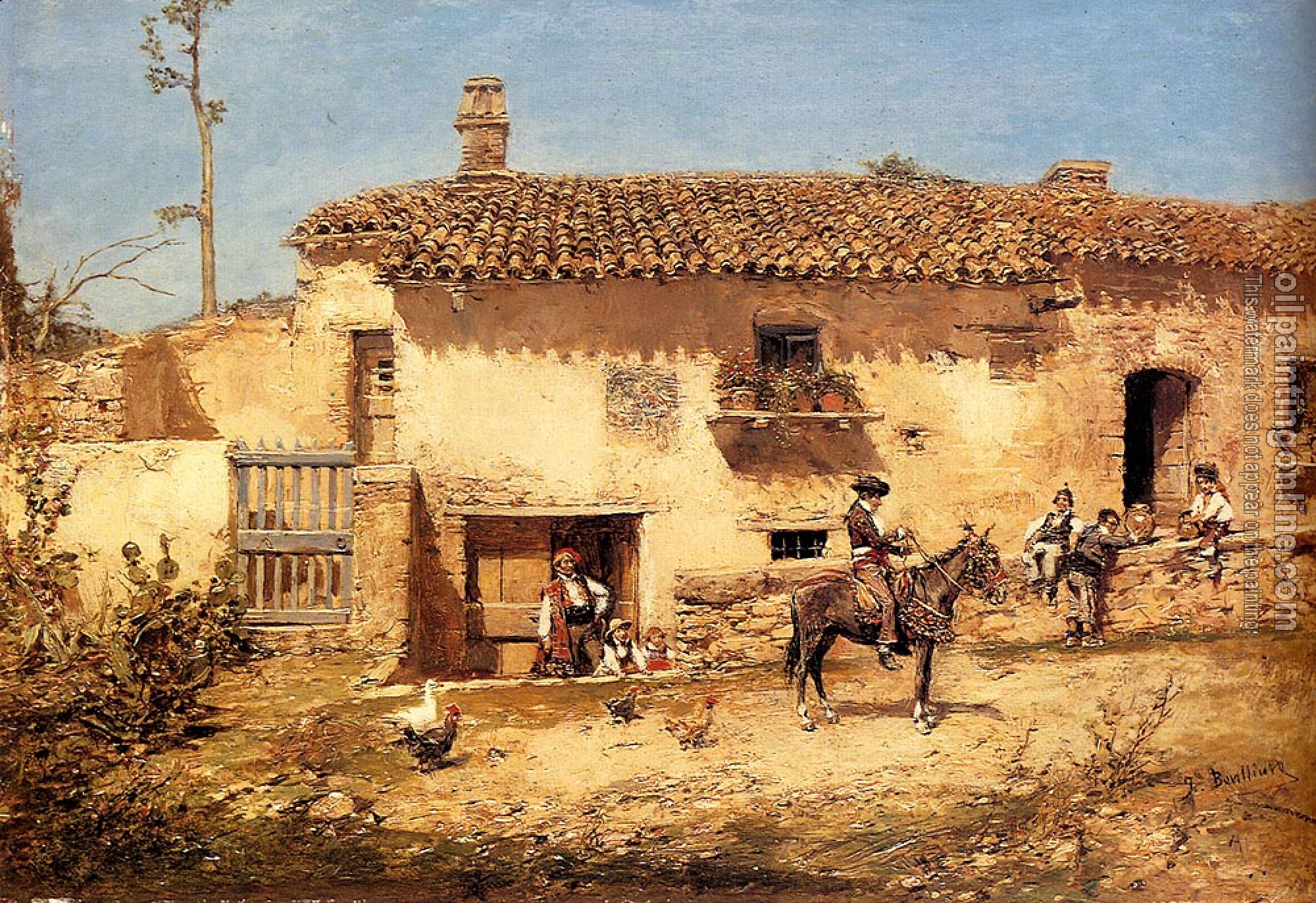 Jose Benlliure y Gil - A Spanish Farm